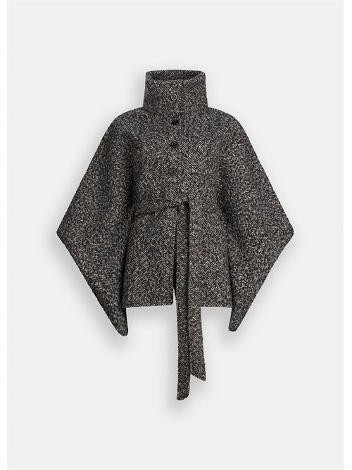 Poncho con cintura LIU JO | 2F5025T0300/00128